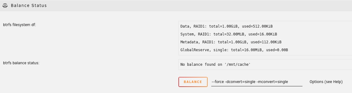 Conversión de %%RAID 1|raid1%% a perfil único